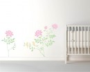 Beautiful Flowers on the Branches with Birds Flower Wall Decal Stickers